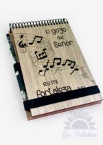 libreta notas musicales para musicos